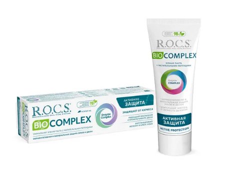 Зубная паста R.O.C.S Biocomplex Активная защита, 94 г