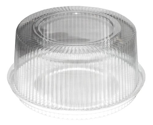 Крышка для контейнера для тортов круглая, диаметр 233 мм, высота 105 мм, 200 штук (основание 17-6230)