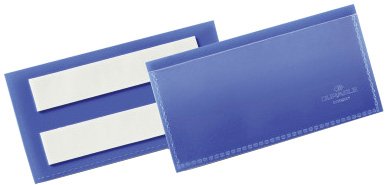 Карман для маркировки Durable, 100x38 мм, самоклеящийся, горизонтальный