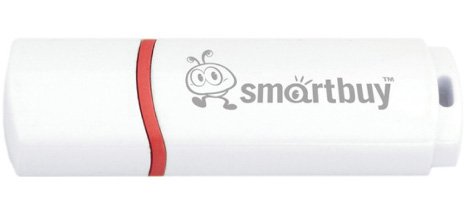Память Smart Buy "Crown" 32GB, USB 2.0 Flash Drive, белый