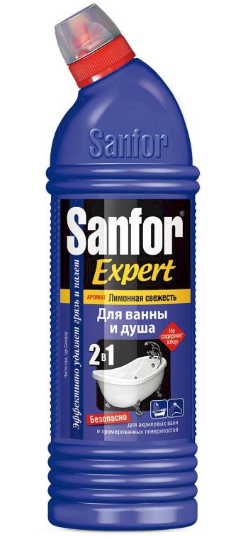 Санфор Expert для ванн лимонная свежесть, 750 г, 15 штук