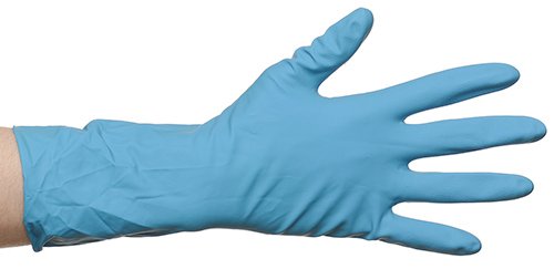 Перчатки латексные HIGH RISK Optiline, размер M, 50 штук в упаковке - фото №1