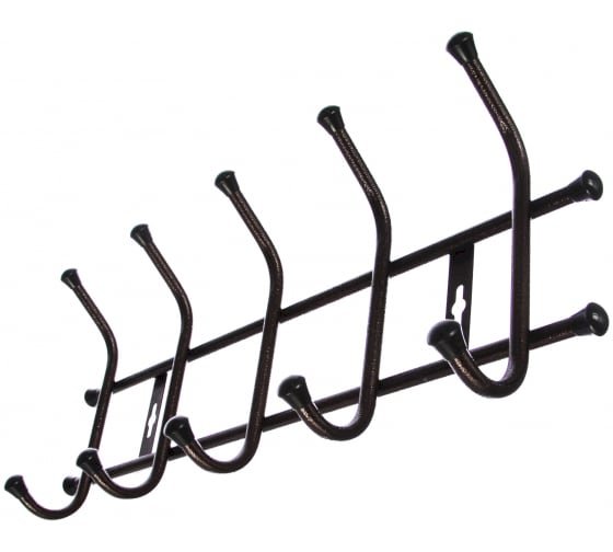 Настенная вешалка Nika 5 крючков, медный антик ВНТ5/А ВНТ5/медный антик
