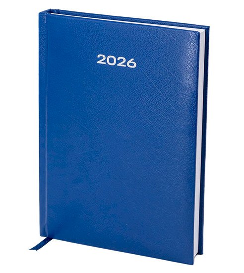 Ежедневник Workmate "Profy" датированный, 2026 г, А5, 168 листов, балакрон, синий