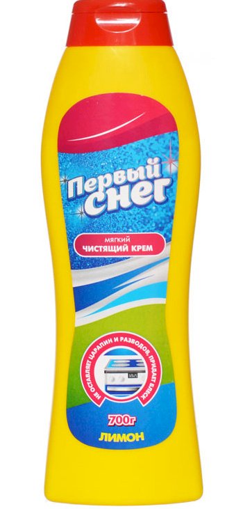 Чистящий крем Первый снег Лимон, 700 г, 12 штук. Артикул 13-3362 ...