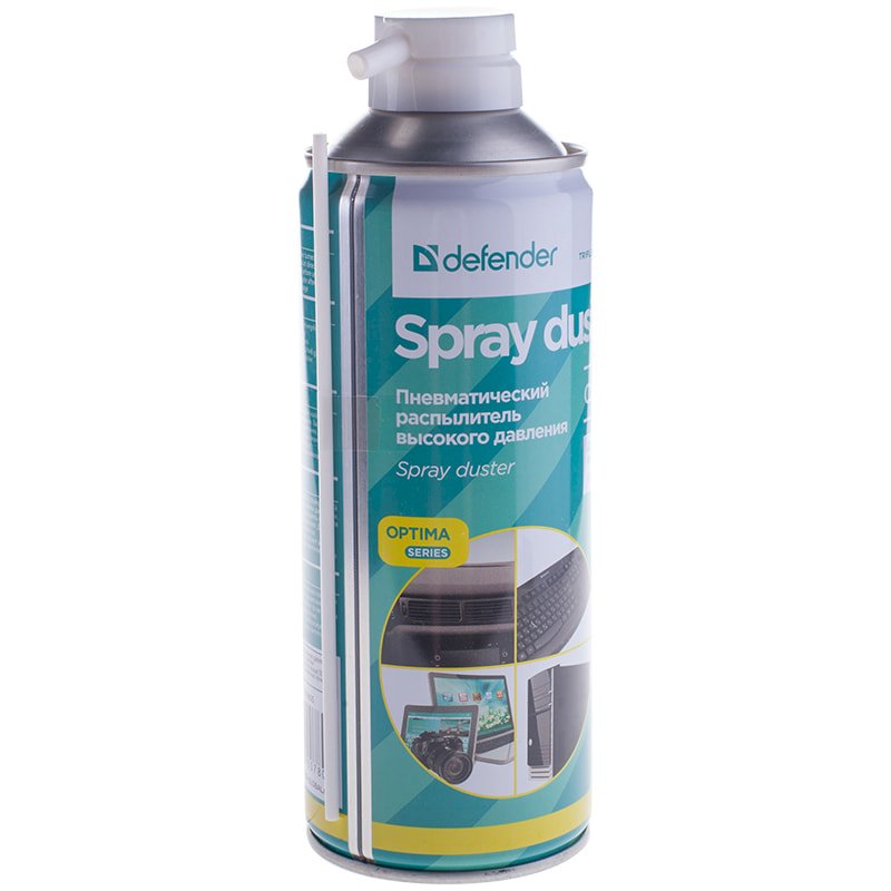 Баллон со сжатым воздухом Defender предназначен для бесконтактной очистки офисной и компьютерной техники от пыли и мелких загрязнений. Эффективно удаляет пыль из труднодоступных мест: клавиатуры, системных блоков, принтеров, копировальных аппаратов, факсов и другого электронного оборудования. Сжатый воздух подается под давлением, обеспечивает качественную очистку без механического воздействия на деликатные элементы техники. Безопасен для электронных компонентов, не содержит влаги и агрессивных химических веществ. Не оставляет следов и разводов на поверхностях. Удобная трубка-насадка позволяет направить поток воздуха точно в нужное место, обеспечивая эффективную очистку даже самых узких щелей и зазоров. Компактный аэрозольный баллон объемом 400 мл удобен в использовании и хранении.