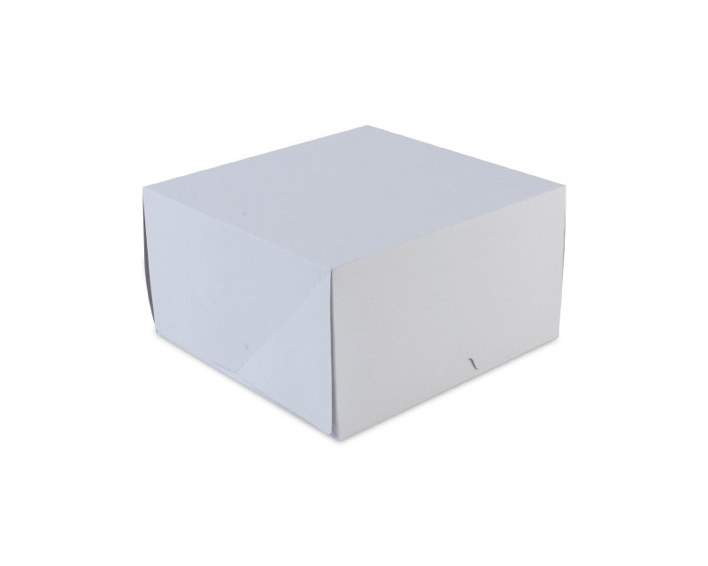 Коробка для торта 180х180х100 мм, 280 г/м2, без печати