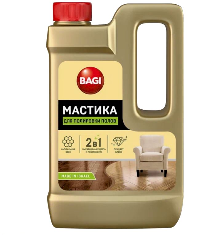 Баги Мастика для полировки пола, 500 мл