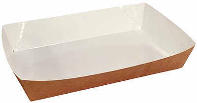 Лоток для хот-дога Оригамо, 250х150х50 мм, крафт, 300 штук 