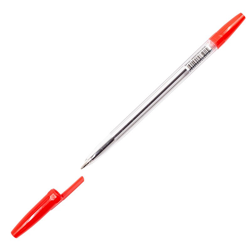 Ручка шариковая Workmate 944, красная, диаметр шарика 0,7 мм, толщина письма 0,5 мм - фото №1