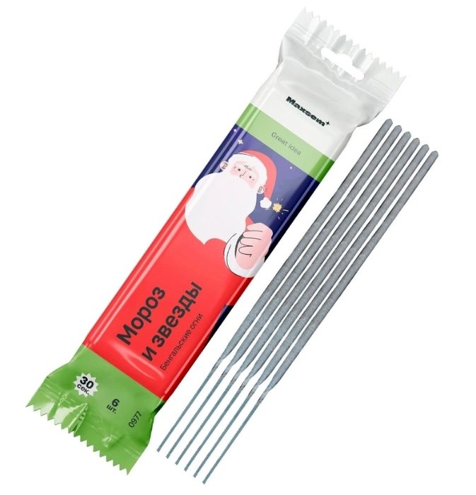 Бенгальские огни 16 см, 6 штук в упаковке