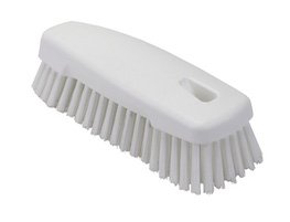 Щетка ручная скребковая FBK 180х60 мм, жесткая, белая