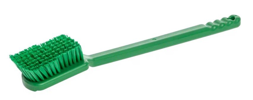 Щетка ручная HQ Profiline 480х70 мм, c длинной ручкой 60 мм, средняя жесткость, зеленая