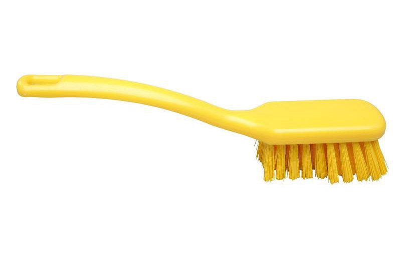 Щетка ручная FBK 270х47 мм, средней жесткости, желтая