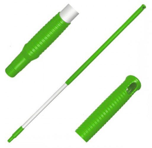 Ручка эргономичная Schavon предназначена для профессионального клининга и уборочных работ. Выполнена из высокопрочного стекловолокна, обеспечивает долговечность и устойчивость к механическим повреждениям. Материал не подвержен коррозии, не впитывает влагу и запахи, легко очищается и дезинфицируется. Эргономичная конструкция с диаметром 32 мм обеспечивает удобный захват и снижает нагрузку на кисти рук при длительной работе. Оптимальная толщина ручки предотвращает скольжение и обеспечивает надежный контроль над рабочим инвентарем. Длина 150 см позволяет эффективно работать на высоте и в труднодоступных местах без использования дополнительного оборудования.

Универсальное резьбовое крепление совместимо с широким спектром насадок и рабочих инструментов: швабр, щеток, скребков, держателей для салфеток и других клининговых приспособлений. Надежная фиксация исключает самопроизвольное отсоединение насадок во время работы.

Ручка подходит для ежедневного использования в офисных и административных зданиях, торговых центрах, медицинских и образовательных учреждениях, предприятиях общественного питания, гостиницах и промышленных объектах. Может применяться как для сухой, так и для влажной уборки.
