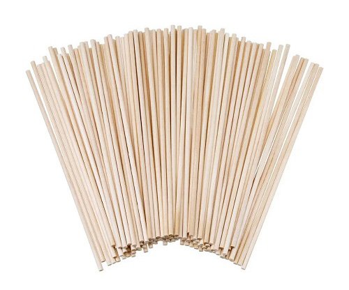 Палочки для леденцов деревянные, 15 см, 1000 штук в упаковке