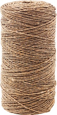 Шнур льняной банковский, полированный, 1250 текс, ~0,5 кг в бобине