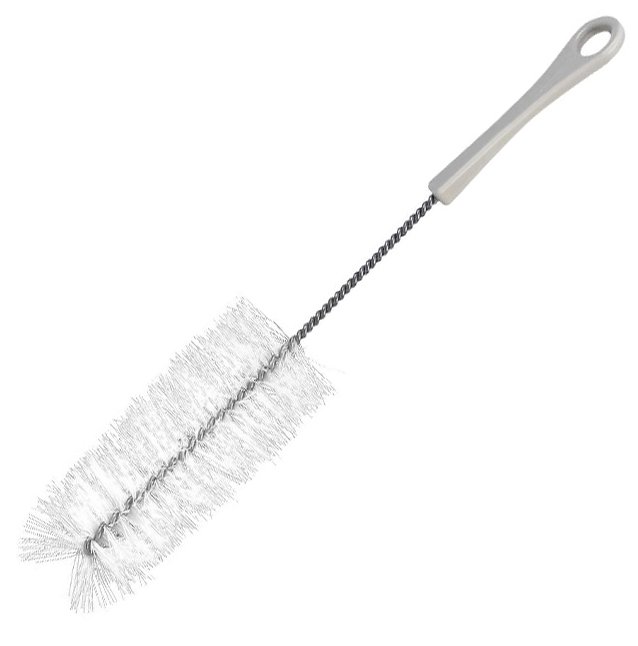 Ёрш Disco для мытья бутылок предназначен для эффективной очистки узкогорлых емкостей объемом от 0,25 до 0,5 литров. Специально разработан для качественного мытья стеклянных и пластиковых бутылок, банок, графинов, термосов и других сосудов с узким горлышком. Щетина ерша изготовлена из прочного синтетического материала, эффективно удаляет загрязнения, налет и остатки напитков со стенок и дна емкостей. Гибкая конструкция позволяет легко проникать в труднодоступные места и изгибы бутылок. Удобная ручка обеспечивает надежный захват и комфортное использование во время мытья. Отверстие на ручке обеспечивает удобное настенное хранение.

Ёрш подходит для ежедневного использования в кафе, барах, ресторанах и домашних условиях. Идеально справляется с очисткой бутылок из-под молока, соков, воды, пива и других напитков. Может использоваться с моющими средствами.
