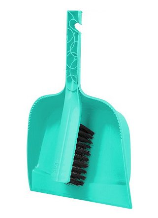 Щетка-сметка с совком Практик SVIP предназначены для уборки небольших по площади поверхностей от мелкого мусора. Длинный ворс щетки позволяет качественно собирать пыль и мусор. Набор компактный, удобный для хранения. Цвет аквамарин.