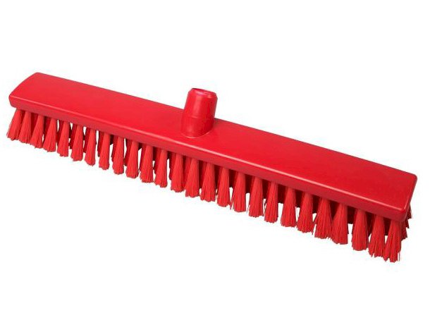 Щетка для пола FBK предназначена для сухой и влажной уборки внутренних помещений. Прекрасно справляется с пылью и мусором в труднодоступных местах, бережно очищает поверхности, не царапая их. Имеет среднюю жесткость. Благодаря ширине 50 см позволяет быстро и качественно справиться с уборкой. Используется совместно с рукоятками FBK. Соответствует требования ХАССП. Цвет красный.

