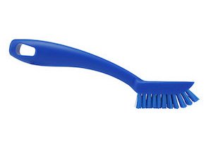 Щетка для чистки мелких деталей FBK 200 мм, синяя