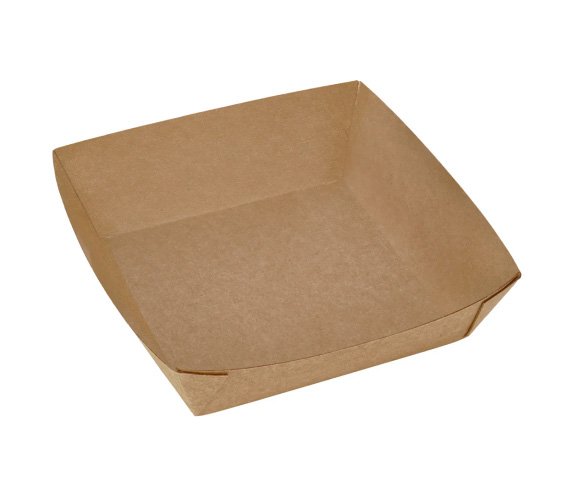 Лоток для фастфуда предназначен для упаковки и транспортировки готовых блюд в заведениях быстрого питания, кафе, ресторанах и службах доставки. Выполнен из качественного крафтового картона. Экологически чистый материал безопасен для контакта с пищевыми продуктами. Компактный квадратный лоток подходит для порционной подачи хот-дога, наггетсов, десертов и других блюд фаст-фуда. Прочная конструкция выдерживает вес продуктов и сохраняет форму во время транспортировки. Удобные бортики облегчают захват лотка. Натуральный крафтовый цвет придает упаковке стильный эко-дизайн, гармонично сочетается с современными концепциями заведений общественного питания. За счет внутренней ламинации удерживает влагу и жир внутри упаковки. Размер лотка 138х138х42 мм. Компактные габариты экономят место при хранении и транспортировке. В упаковке 300 штук.

Подходит для использования в ресторанах быстрого питания, кафе, фуд-кортах, службах доставки еды, кейтеринговых компаниях и на выездных мероприятиях.