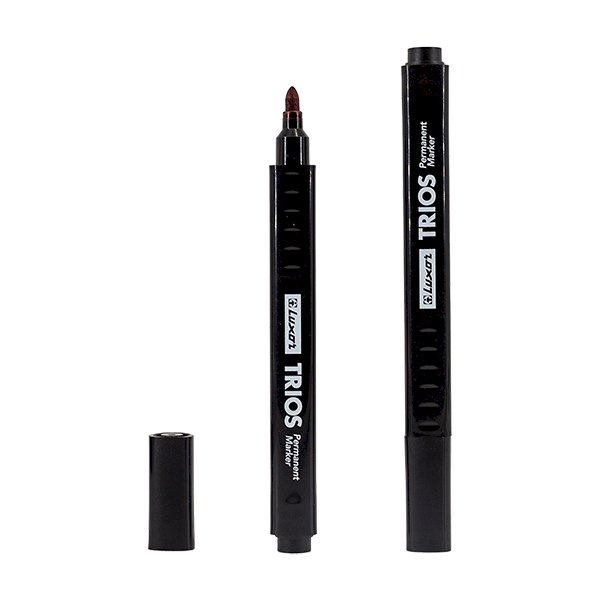 Маркер для доски Luxor 33201, перезаряжаемый, 2,5 мм, черный