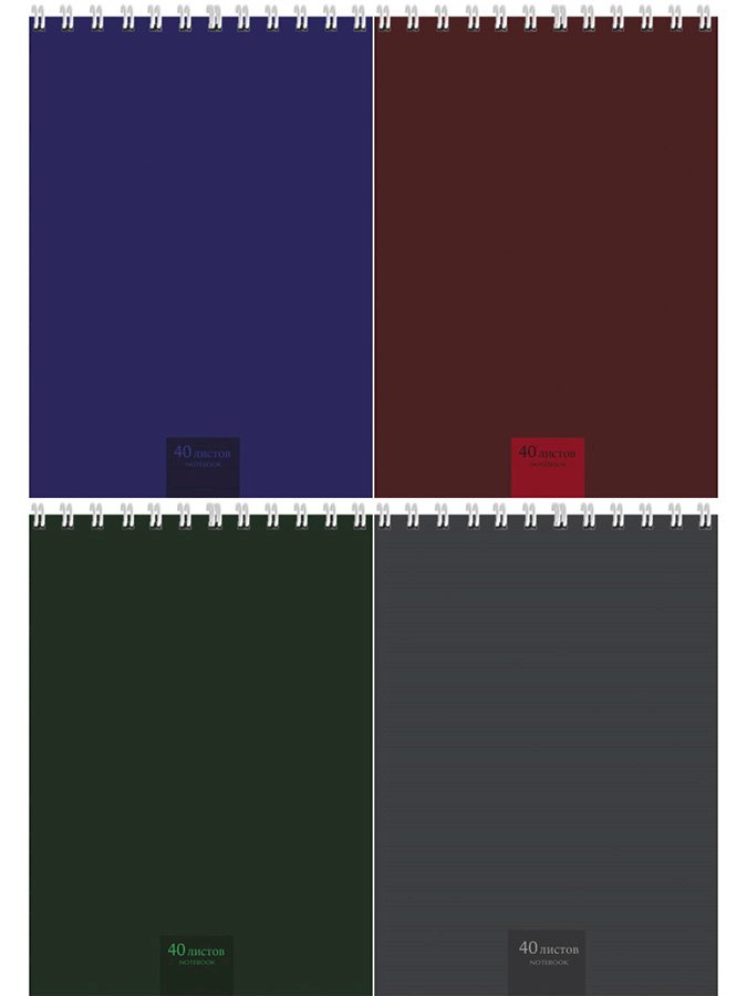 Блокнот для конференций, А6, 40 листов, гребень, клетка, 50 штук