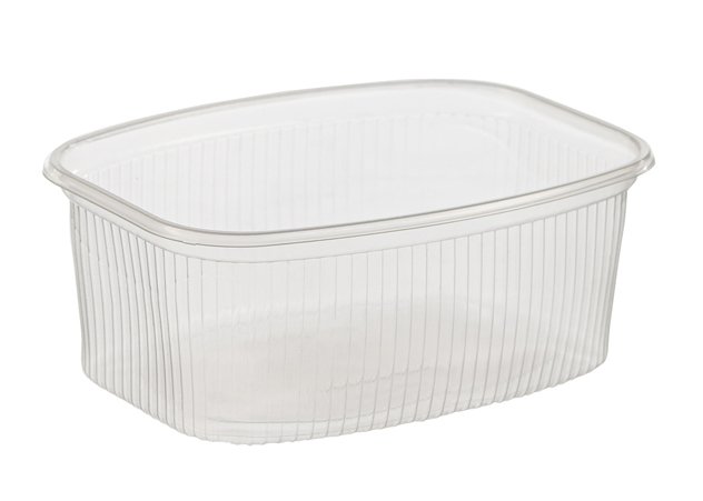 Контейнер предназначен для фасовки, хранения и транспортировки пищевых продуктов. Выполнен из высококачественного прозрачного полипропилена, обеспечивает отличную видимость содержимого и привлекает внимание покупателей к продукции. Ребра жесткости способствуют устойчивости к механическим воздействиям и давлению. Контейнер обладает высокой прочностью, выдерживает температурные перепады, подходит для использования в холодильных камерах и может применяться для разогрева содержимого в микроволновой печи. Материал безопасен для контакта с пищевыми продуктами, не впитывает запахи. Упаковка имеет прямоугольную форму с размерами 139х102х56 мм. Объем 500 мл подходит для порционной фасовки салатов, закусок, десертов, ягод, орехов и других готовых блюд. Прочная конструкция выдерживает штабелирование, что экономит место при хранении на складе и в торговом зале.

Контейнер поставляется без крышки. Для герметичного закрытия рекомендуется использовать крышку артикул 17-4571, которая приобретается отдельно и обеспечивает надежную защиту содержимого от внешних воздействий.

Материал подлежит переработке, соответствует современным требованиям экологической безопасности. 