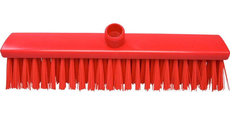Щетка для пола FBK, 400х60 мм, жесткая, красная