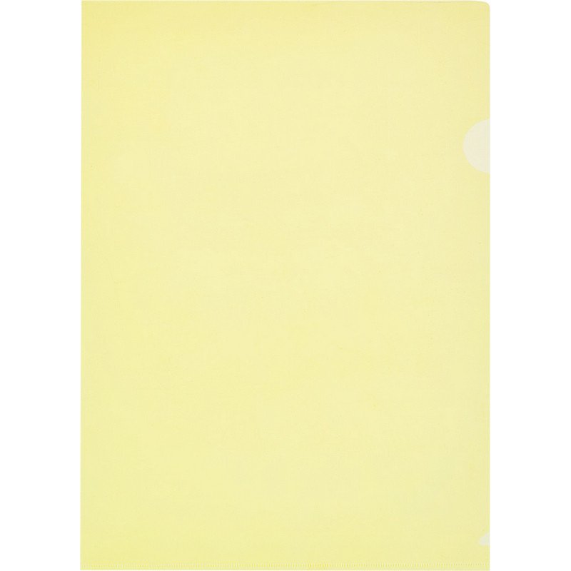 Папка-уголок Economy А4, 100 мкм, желтая