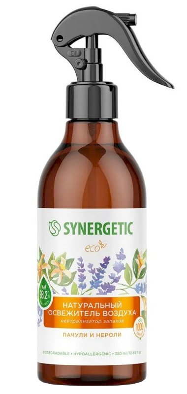 Синергетик освежитель воздуха, нейтрализатор запахов Пачули и Нероли, 380 мл