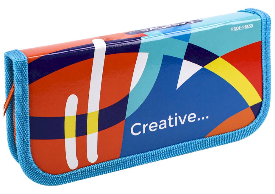 Пенал Креатив, 1-секционный, средний 190х90 мм, ламинированный картон