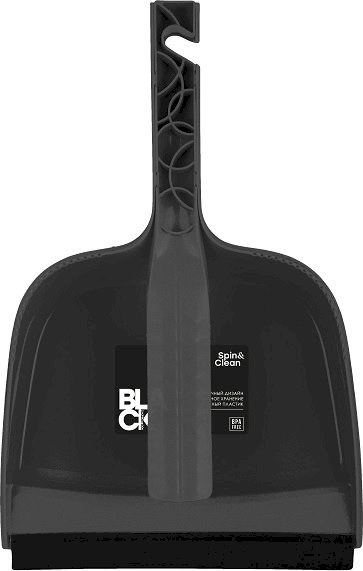 Щетка-сметка с совком Spin&Clean Black предназначена для уборки небольших по площади поверхностей. Длинный ворс щетки позволяет качественно собирать пыль и мусор. Совок оснащен кромкой. Набор выполнен из пищевого пластика, компактный, удобный для хранения. Цвет черный.