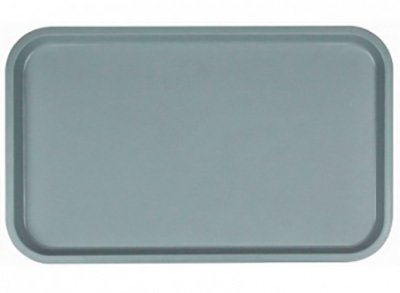 Поднос 52,5х32,5 см, серый полипропилен, 10 штук
