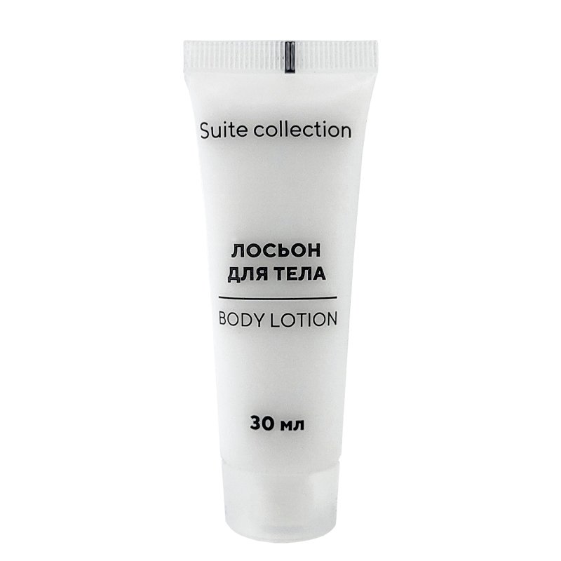 Лосьон для тела "Suite collection" Optiline глубоко увлажняет и питает кожу. Быстро впитывается, не оставляя жирных следов на одежде. Густая текстура продукта удобна в использовании. Нежный и утонченный аромат белого чая подарит вашим гостям возможность окунуться в атмосферу отдыха и расслабления. Подходит для всех типов кожи. Упаковка туба имеет приятную матовую поверхность, удобно удерживается в руках. Нейтральный дизайн упаковки гармонично впишется в любой интерьер номера. Объем 30 мл.