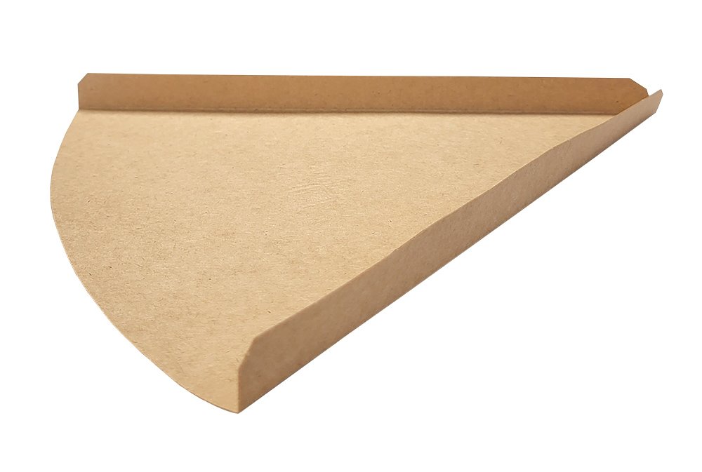 Подложка для куска пиццы предназначена для подачи и упаковки порционных кусков пиццы в заведениях общественного питания, пиццериях, кафе и ресторанах быстрого обслуживания. Выполнена из качественного крафтового картона, обеспечивает экологичность и безопасность контакта с пищевыми продуктами. Треугольная форма подложки подходит для стандартного куска пиццы. Плотный картон надежно удерживает горячую пиццу, не деформируется под воздействием жира и влаги. Подходит для использования в микроволновой печи для разогрева. Натуральный крафтовый цвет придает упаковке естественный и привлекательный внешний вид, подчеркивает качество и натуральность продукта.