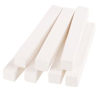 Мел белый Гамма школьный, квадрат, 100 штук в упаковке 