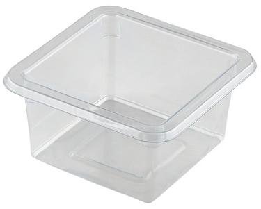 Контейнер 150 мл, 80х80х45 мл, прозрачный, 360 штук (крышка 17-1393)