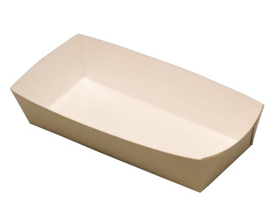Лоток  для хот-дога предназначен для упаковки и транспортировки готовых блюд в заведениях быстрого питания, кафе, ресторанах и службах доставки. Выполнен из качественного крафтового картона. Экологически чистый материал безопасен для контакта с пищевыми продуктами. Компактный прямоугольный лоток подходит для порционной подачи хот-дога, наггетсов, десертов и других блюд фаст-фуда. Прочная конструкция выдерживает вес продуктов и сохраняет форму во время транспортировки. Удобные бортики облегчают захват лотка. Натуральный крафтовый цвет придает упаковке стильный эко-дизайн, гармонично сочетается с современными концепциями заведений общественного питания. Лоток не имеет ламинации, что делает его полностью перерабатываемым и соответствует требованиям экологичности. Размер лотка 165х70х40 мм. Компактные габариты экономят место при хранении и транспортировке. В упаковке 800 штук.

Подходит для использования в ресторанах быстрого питания, кафе, фуд-кортах, службах доставки еды, кейтеринговых компаниях и на выездных мероприятиях.