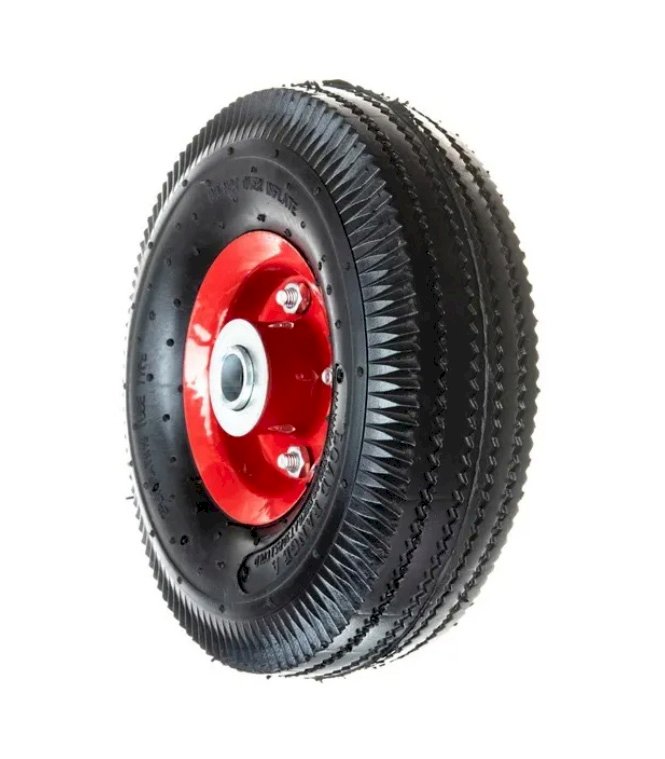Колесо пневматическое Красное Колесо PR 1800-4 предназначено для установки на тележки, тачки и другое транспортное оборудование. Диаметр колеса 250 мм обеспечивает отличную проходимость и маневренность на различных поверхностях. Симметричная конструкция гарантирует равномерное распределение нагрузки и стабильную работу. Пневматическая шина обеспечивает мягкий ход, эффективно амортизирует удары и вибрации при движении по неровным поверхностям. Подходит для использования как в помещениях, так и на улице. Выдерживает значительные нагрузки, отличается высокой износостойкостью и долговечностью. Ось диаметром 20 мм обеспечивает надежное крепление к раме тележки или тачки. Стандартный размер оси позволяет легко заменить изношенное колесо без дополнительных модификаций оборудования.

Колесо подходит для садовых тачек, строительных тележек, хозяйственного инвентаря и промышленного транспорта. Может использоваться на складах, в мастерских, на дачных участках и строительных площадках.
