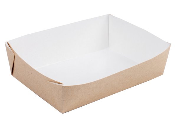 Лоток Оригамо с ламинацией представляет собой прекрасную замену салатникам без крышки. Внутренняя ламинация удерживает жир и влагу, препятствуя размоканию упаковки. Прочная конструкция упаковки устойчива к механическим воздействиям, позволяет удобно перемещать лоток с содержимым. Поставляется в сформированном виде, легко штабелируется. Не требует сборки за счет объемной склейки. Контейнер сохраняет оригинальную подачу фастфуда, салатов, десертов и горячих блюд. Вместительный объем позволяет использовать лоток в уличных кафе, фудкортах и ресторанах быстрого питания, подчеркивая заботу об удобстве ваших гостей!