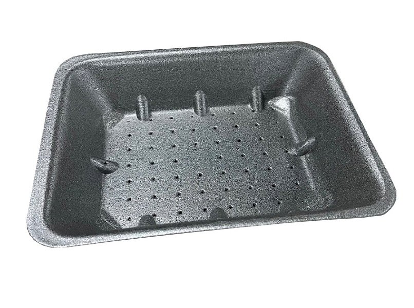 Подложка с влаговпитывающим слоем Х-4 50 (S3-50) из вспененного полистирола черного цвета. Используется для фасовки мясной продукции, полуфабрикатов, птицы. Конструкция подложки позволяет отводить сок от продукта из поверхности и накапливать его в высоко абсорбирующем слое внутри лотка, вдали от продукта. Размер лотка 225х175х50 мм. В упаковке 150 штук.