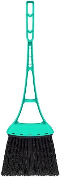 Веник Svip. Эргономичная и облегченная ручка удобна в эксплуатации и имеет отверстие для подвеса. Щетина изготовлена из высококачественного ПЭТ, устойчивого к бытовым чистящим средствам. Распушенный ворс улавливает мелкие частицы пыли, препятствуя их распространению во время уборки. Плотный ворс оптимальной жесткости позволяет проводить уборку даже в труднодоступных местах, не повреждая при этом поверхность.