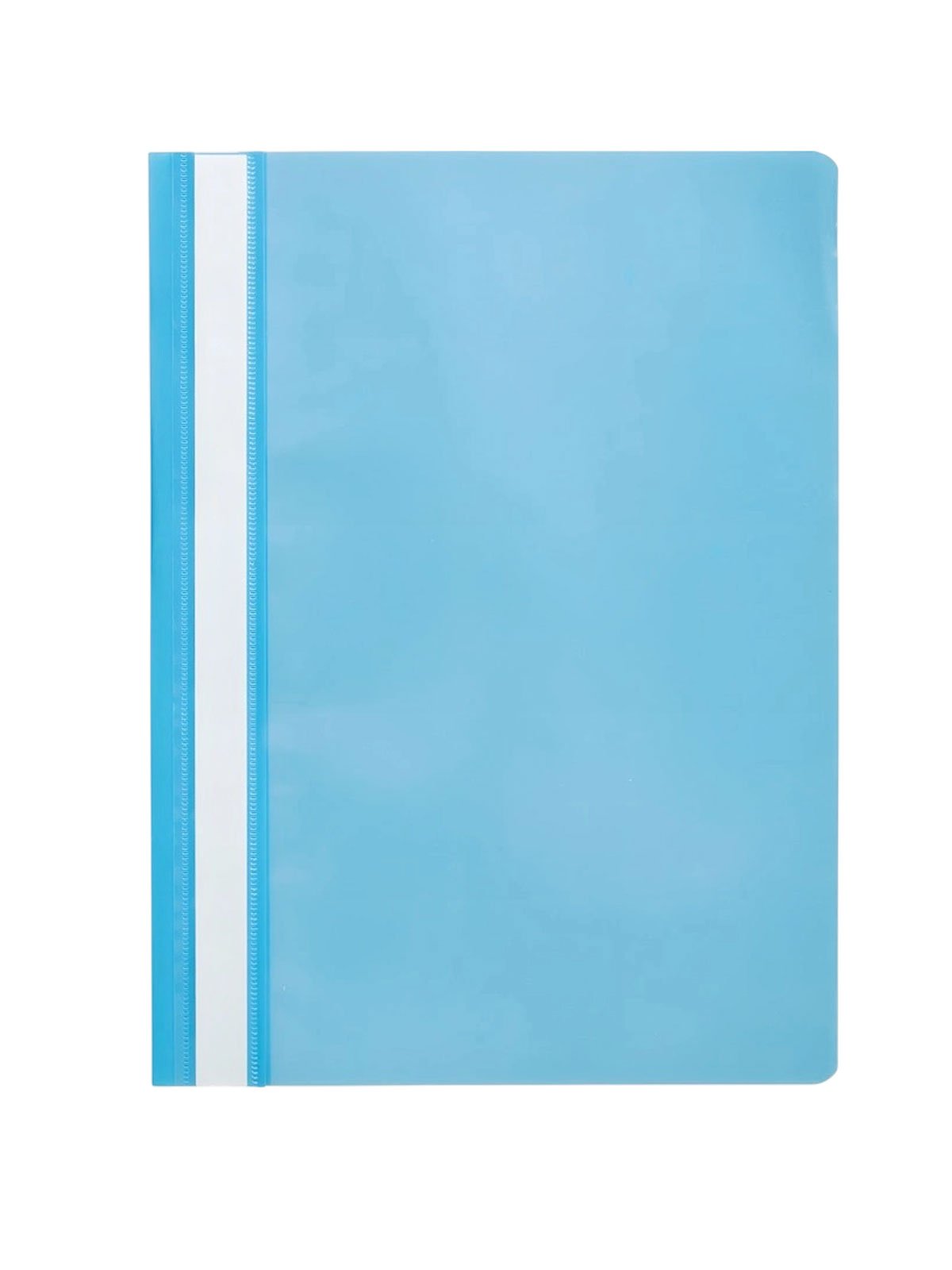 Папка-скоросшиватель Workmate, А4, 120 мкм, пластиковая, голубая с прозрачным верхом