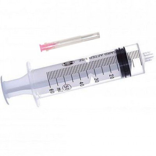Шприц 50 мл (3-х) игла 14G (2.1х30) Луер Лок KD-JECT, 25 штук