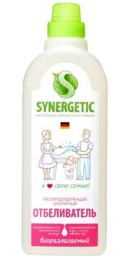 Синергетик кислородный отбеливатель для белья, 1 литр