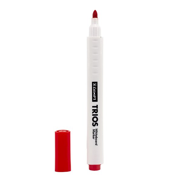 Маркер для доски Luxor 33103, перезаряжаемый, 2,5 мм, красный