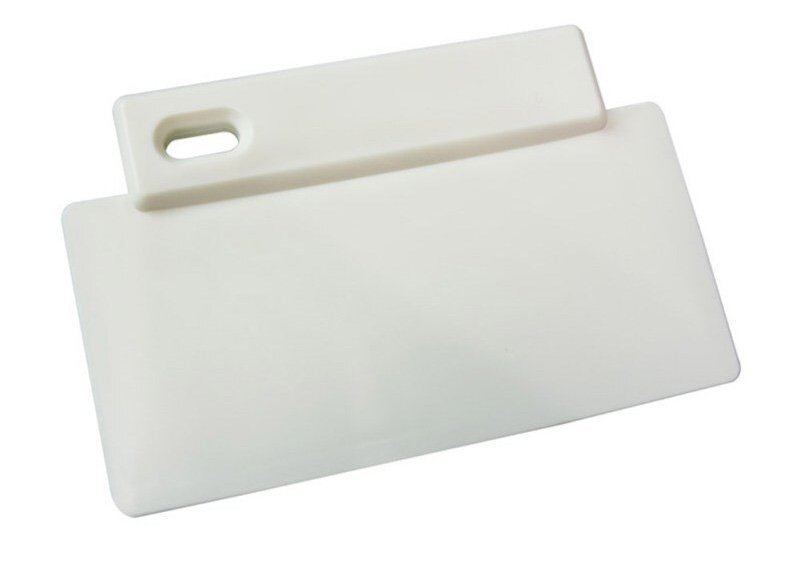 Скребок для теста эргономичный FBK 200х125 мм, белый - фото №1