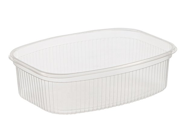 Контейнер предназначен для фасовки, хранения и транспортировки пищевых продуктов. Выполнен из высококачественного прозрачного полипропилена, обеспечивает отличную видимость содержимого и привлекает внимание покупателей к продукции. Ребра жесткости способствуют устойчивости к механическим воздействиям и давлению. Контейнер обладает высокой прочностью, выдерживает температурные перепады, подходит для использования в холодильных камерах и может применяться для разогрева содержимого в микроволновой печи. Материал безопасен для контакта с пищевыми продуктами, не впитывает запахи. Упаковка имеет прямоугольную форму с размерами 139х102х39 мм. Объем 350 мл подходит для порционной фасовки салатов, закусок, десертов, ягод, орехов и других готовых блюд. Прочная конструкция выдерживает штабелирование, что экономит место при хранении на складе и в торговом зале.

Контейнер поставляется без крышки. Для герметичного закрытия рекомендуется использовать крышку артикул 17-4571, которая приобретается отдельно и обеспечивает надежную защиту содержимого от внешних воздействий.

Материал подлежит переработке, соответствует современным требованиям экологической безопасности. 